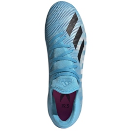 Adidas X 19.3 Fg M F35383 jalkapallokengät harmaa sininen 2