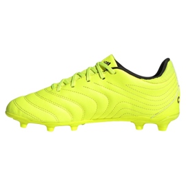 Adidas Copa 19.3 Fg Jr F35466 jalkapallokengät keltainen keltainen 1