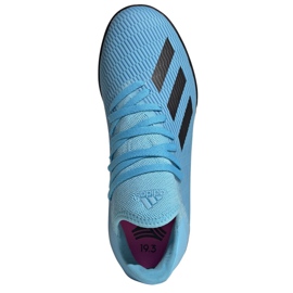 Adidas X 19.3 Tf Jr F35357 jalkapallokengät sininen sininen 2