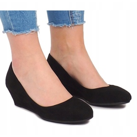 Mokkanahkaiset kiilapumput MB188-48 musta 2