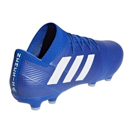 Adidas Nemeziz 18.2 Fg M DB2092 jalkapallokengät sininen sininen 2