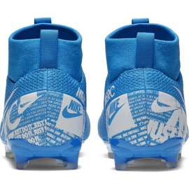 Nike Mercurial Superfly 7 Academy FG / MG Jr AT8120 414 jalkapallokengät sininen 2