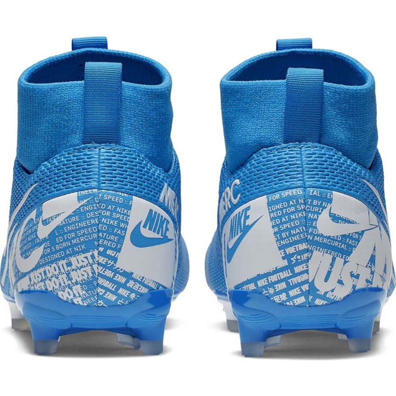 Nike Mercurial Superfly 7 Academy FG / MG Jr AT8120 414 jalkapallokengät sininen 2