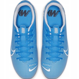Nike Mercurial Vapor 13 Academy FG / MG Jr AT8123 414 jalkapallokengät sininen 1