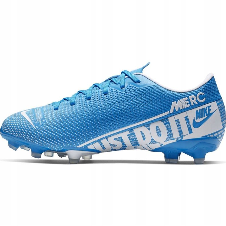 Nike Mercurial Vapor 13 Academy FG / MG Jr AT8123 414 jalkapallokengät sininen 2