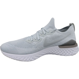Nike Epic React Flyknit 2 M BQ8928-004 kenkä valkoinen 1
