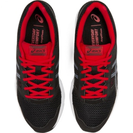 Asics Gel Contend 5 M 1011A256 005 mustat punaiset kengät 1