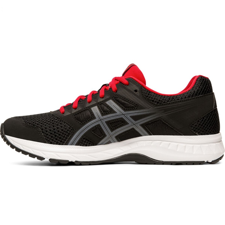 Asics Gel Contend 5 M 1011A256 005 mustat punaiset kengät 2