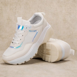 SHELOVET Nauhalliset lenkkarit valkoinen 1