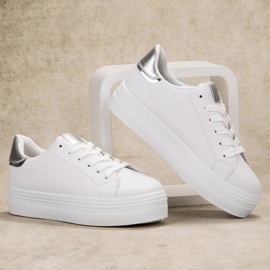 SHELOVET Muodikkaat urheilukengät valkoinen 2