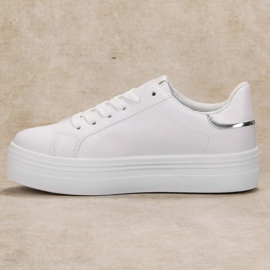 SHELOVET Muodikkaat urheilukengät valkoinen 1