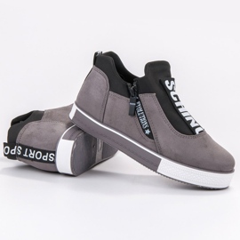 SHELOVET Muodikkaat naisten kengät musta harmaa 1