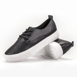 Seastar Eco -nahkakengät musta 2