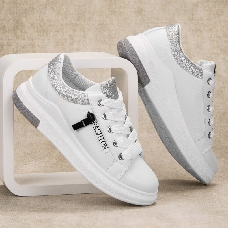 SHELOVET Muodikkaat urheilukengät valkoinen 2