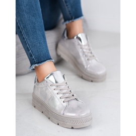 Bestelle Hopeiset urheilukengät harmaa 2