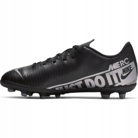 Nike Mercurial Vapor 13 Club FG / MG Jr AT8161 001 jalkapallokengät musta 2