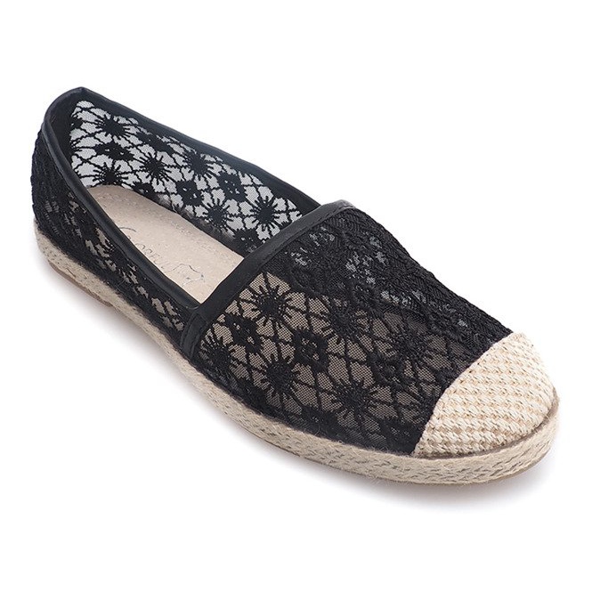 Ballerinat Espadrilles YBS136 musta 1