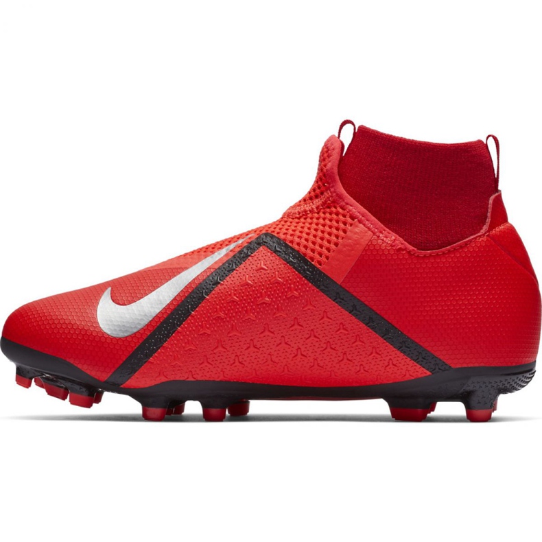 Nike Phantom Vsn Academy Df FG / MG Jr AO3287-600 jalkapallokengät punainen punainen 2
