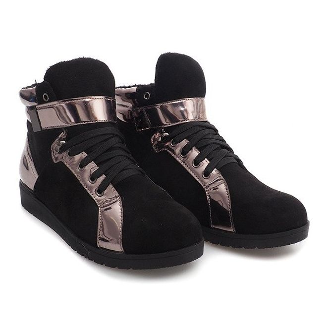 Lämmin lenkkarit 2026-1 musta harmaa 1