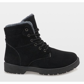 Mustat 7M600 eristetyt saappaat 2