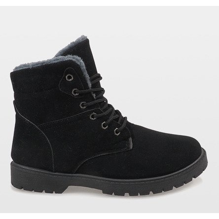 Mustat 7M600 eristetyt saappaat 2