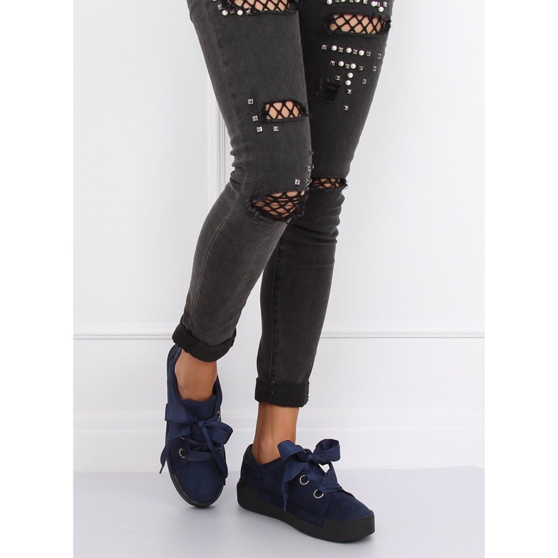 Naisten tummansiniset lenkkarit 1018 Blue laivastonsininen 1