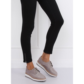 Harmaa Naisten harmaat kengät C-7225 Harmaa 1