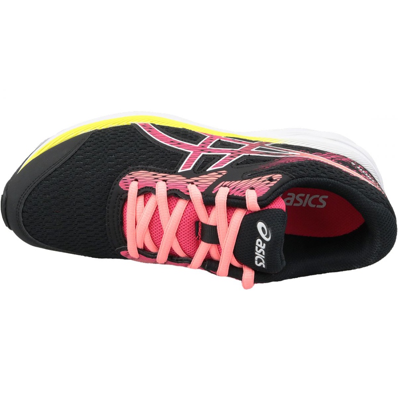 Juoksukengät Asics Gel-Excite 6 Gs Jr 1014A079-002 musta vaaleanpunainen 2