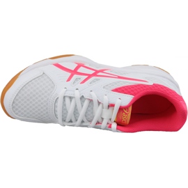 Asics Upcourt 3 W 1072A012-104 lentopallokengät monivärinen valkoinen 2