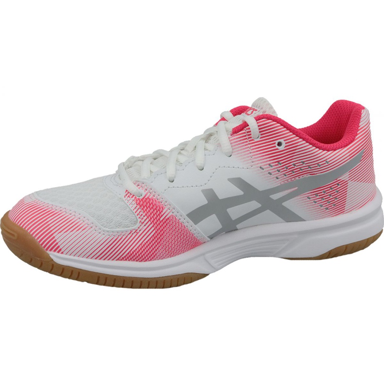 Asics Gel-Tactic Gs Jr 1074A014-101 lentopallokengät valkoinen harmaa 1