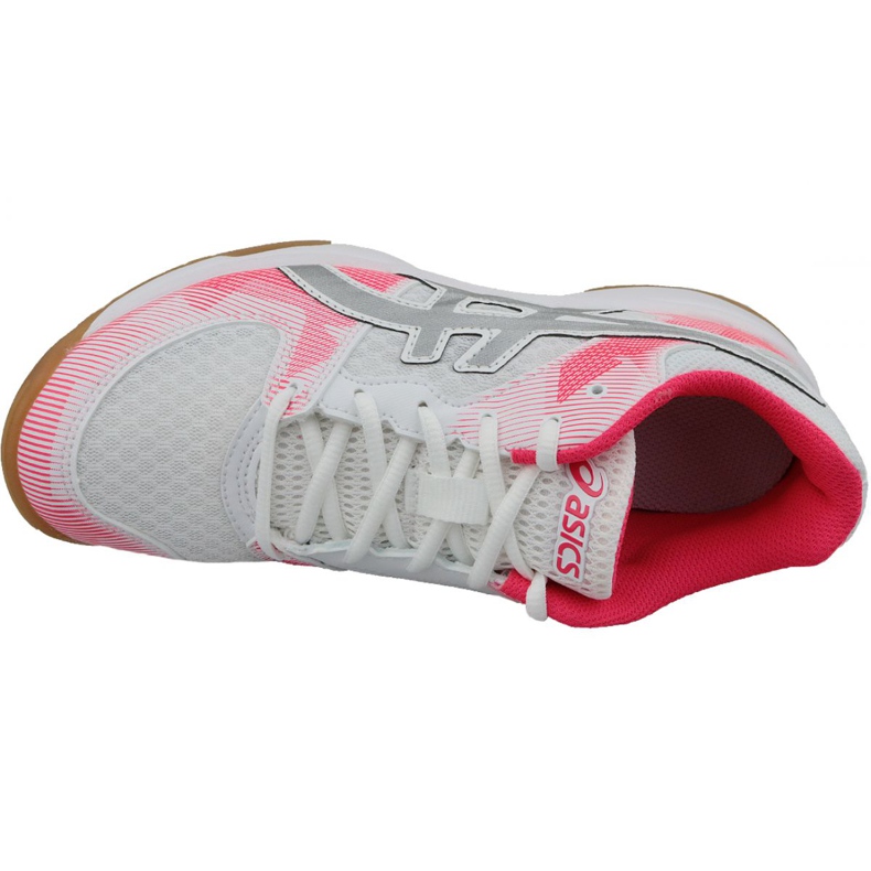Asics Gel-Tactic Gs Jr 1074A014-101 lentopallokengät valkoinen harmaa 2