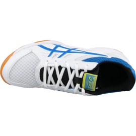 Asics Upcourt 3 M 1071A019-104 lentopallokengät monivärinen valkoinen 2