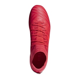 Adidas Nemeziz 17.3 Fg M CP8987 jalkapallokengät punainen punainen 2