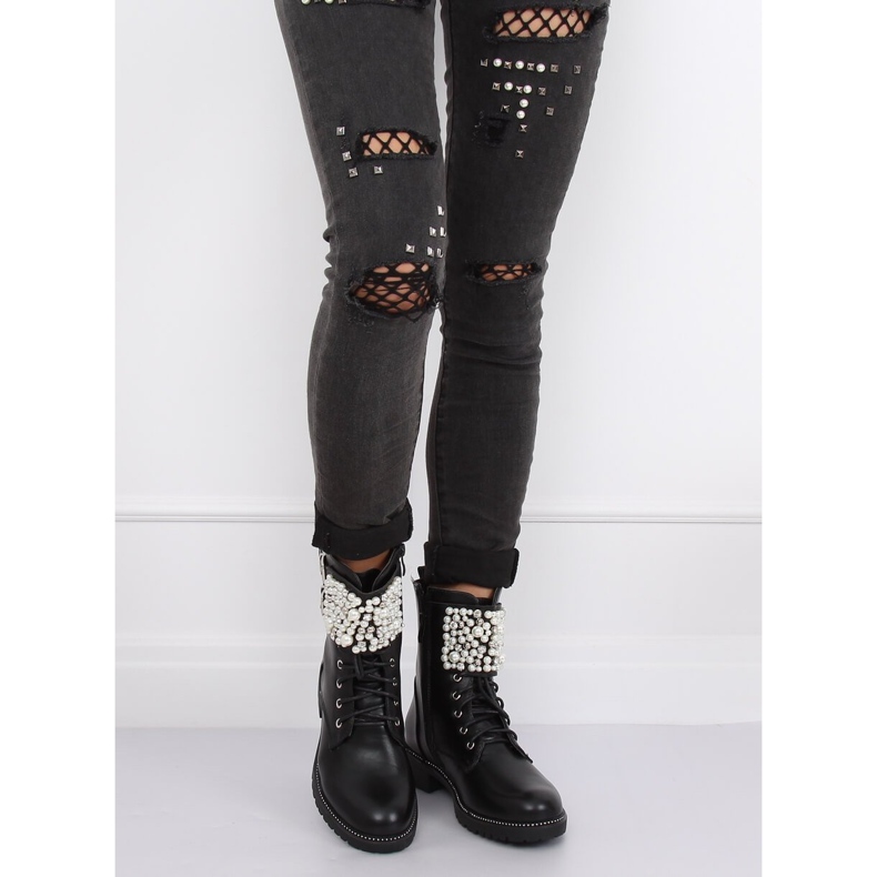 Mustat sotilaalliset saappaat NC860 musta 1