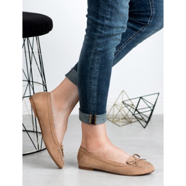 Small Swan Tummanbeige Loaferit Jousella 1