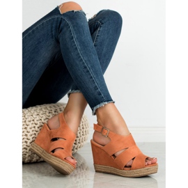 Best Shoes Oranssi Espadrilles -sandaalit 2