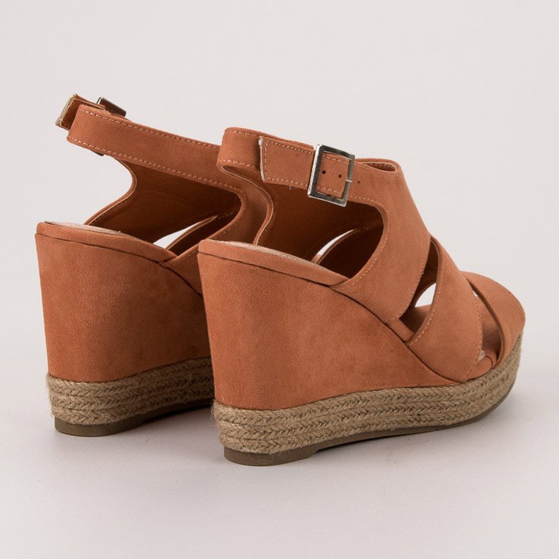 Best Shoes Oranssi Espadrilles -sandaalit 1