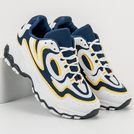 Kayla Naisten urheilukengät valkoinen sininen 2