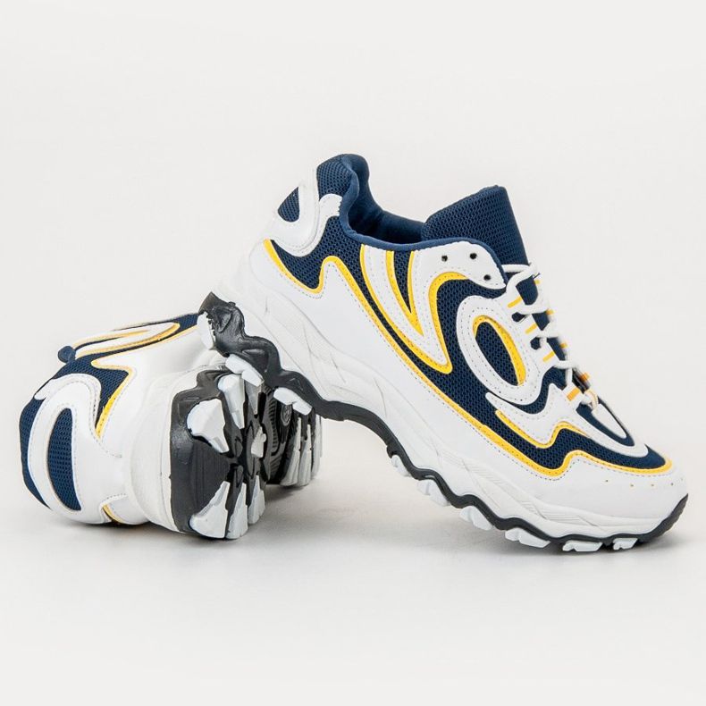 Kayla Naisten urheilukengät valkoinen sininen 1