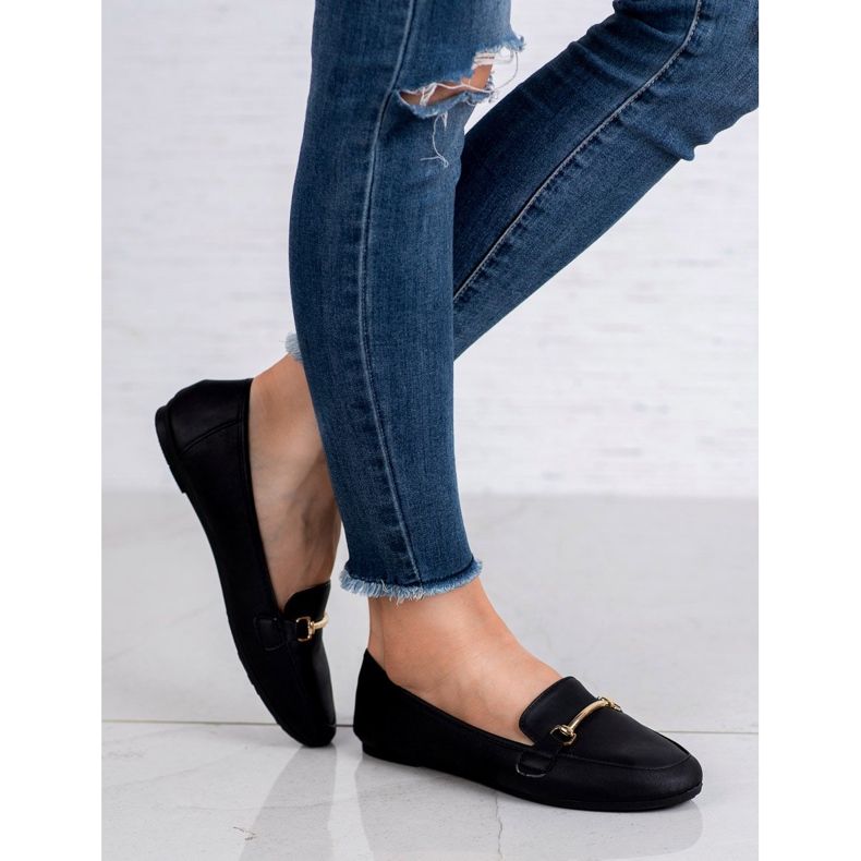 SHELOVET Eco Nahka Loaferit musta 1