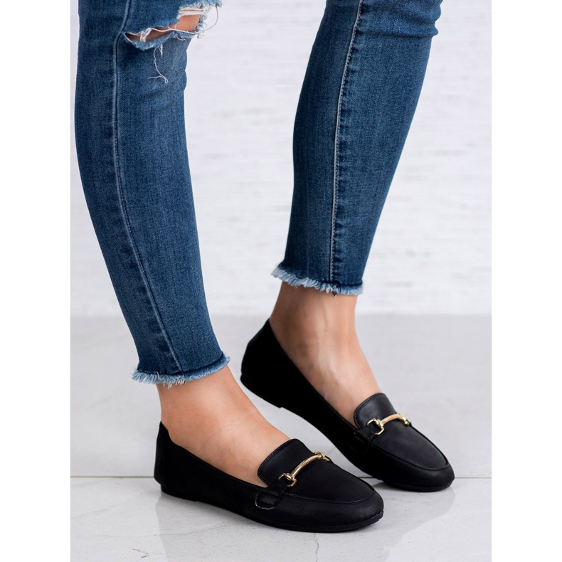 SHELOVET Eco Nahka Loaferit musta 2