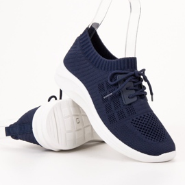 Ideal Shoes Tekstiiliset urheilujalkineet tummansininen 1