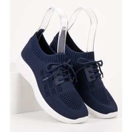 Ideal Shoes Tekstiiliset urheilujalkineet tummansininen 2