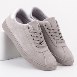 Ideal Shoes Harmaat nauhakengät 2