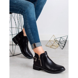 Bestelle Musta Snake Print saappaat 1