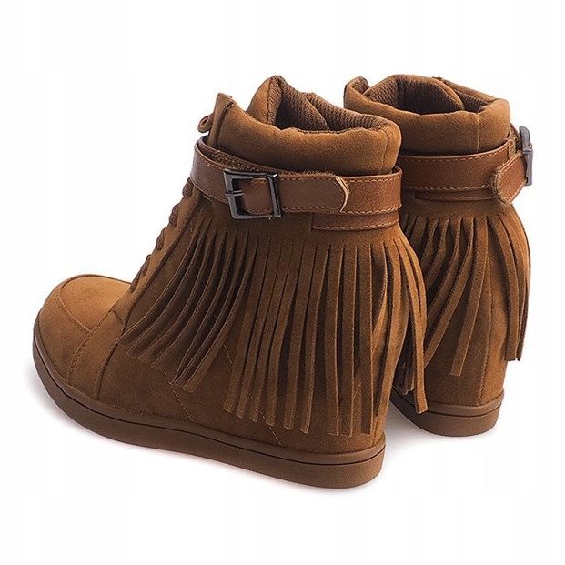 Mokkanahka Boho Fringe 2030 Camel ruskea 1 Mokkanahka Boho Fringe 2030 Camel ruskea 1
