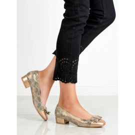 Kylie Flat Heel Pumput keltainen 1