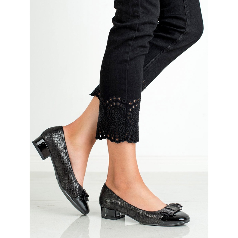 Kylie Flat Heel Pumput musta 2