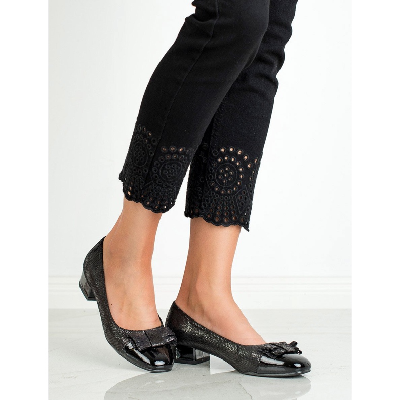 Kylie Flat Heel Pumput musta 1