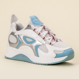 SHELOVET Mukavat urheilukengät valkoinen sininen 1